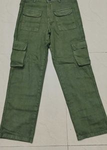 Vintage Green Cargo Pants