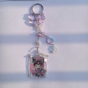Kuromi frame Keychain