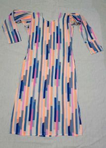 Multi Colour Georgette Kurti