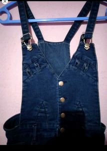 Denim Overalls Jumpsuit