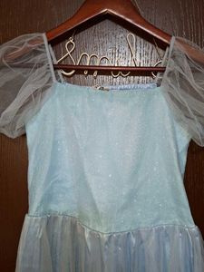Girls Blue Tulle Dress