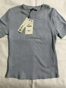 WITH TAG Zara Ribbed Top