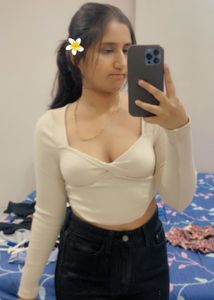 Ribbed Sweetheart Top