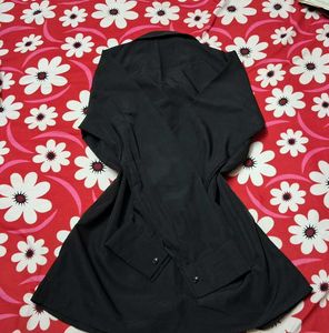 Black Button-Down Dress