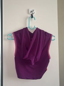 Sleeveless Crop Top Hoodie