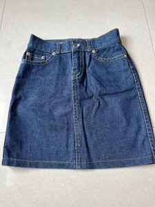 Denim Mini Skirt
