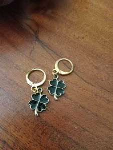 Combo Offer Of Black Tee And Cute Earrings