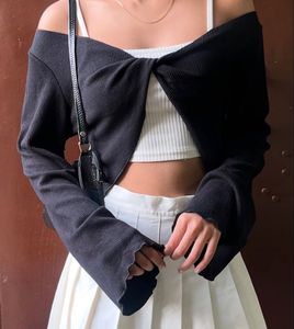 Twist Front Long Sleeve Top