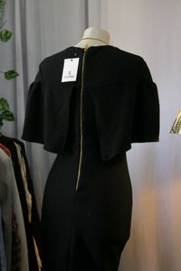 Black Bodycon Midi Dress