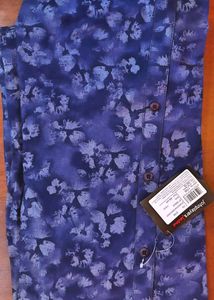 John Players Jeans Indigo Floral Print Shirt
