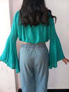 Sea Green Top