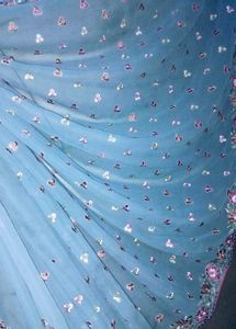 Floral Embroidered Saree