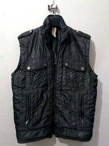 Stylish Black Vest Jacket