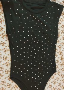 Stylish Black Bodysuit