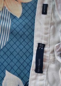 White Straight Leg Jeans