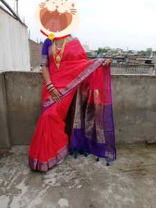 Pink Saree