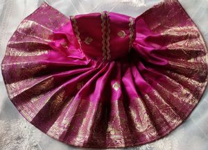 Purple & Gold Krishna Dress
