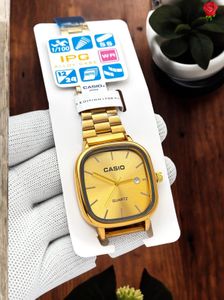 Casio Gold &amp; Green Watch