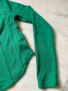 Green Corset Style Top