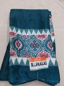 Elegant Teal Saree