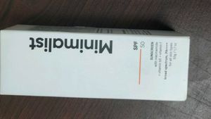 Minimalist SPF 50 Sunscreen