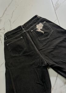grey  Denim Jeans