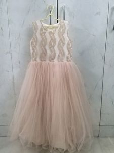 Lovely Peach Party Dress