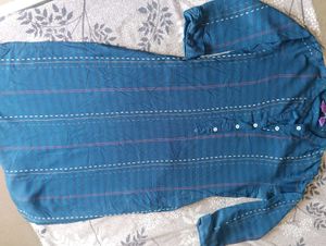 Striped Casual Kurta