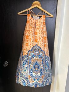 Multi color Beach Dress Printed