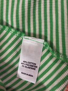 Striped Green Dress