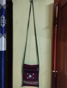 Embroidered Crossbody Bag