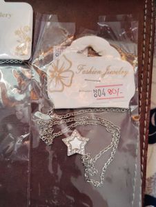 🔥But2Get2Free🔥 Silver Necklace Set