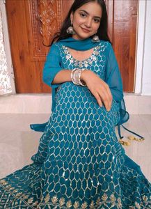 Sea green sharara suit se🌻