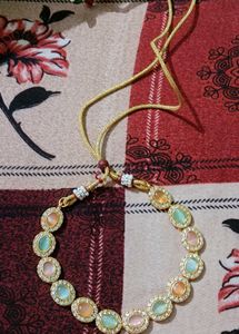 Necklace with stones