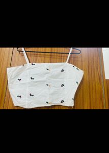 Floral Embroidered Crop Top