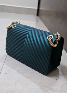 Bottle Green Party Sling Bag