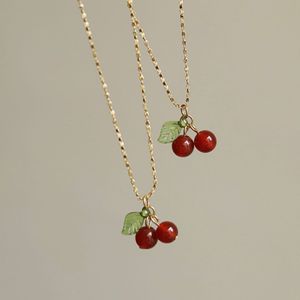 Cherry Necklace 🍒Anti-tarnish