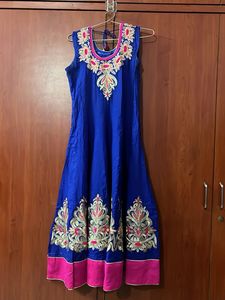 Elegant Blue Ethnic Gown