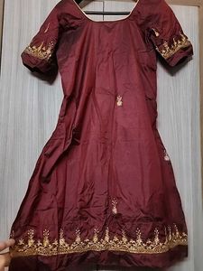 Maroon Festive Kurti
