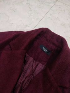 Burgundy Trench Coat