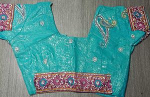 Teal Embellished Lehenga Set with dupatta