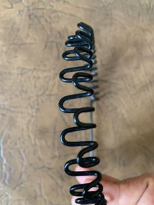 Unisex Black Zigzag Metal Hairband