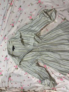 Striped Button-Down Shirt