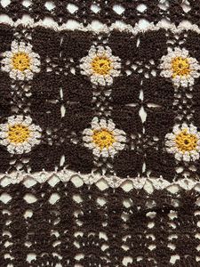 Sunflower Crochet Crop Top