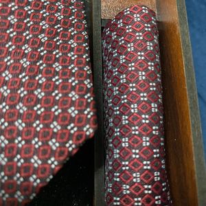 Ollera Premium Neck Tie with Brass Cufflinks