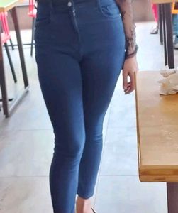 Skinny Navy Blue Jeans