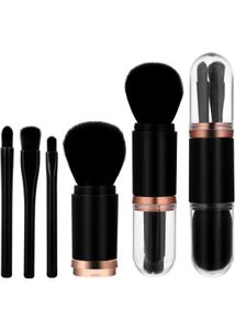 4 in One Travel Make Up Brushes