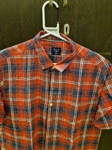 Stylish Red &amp; Blue Plaid Shirt for Men