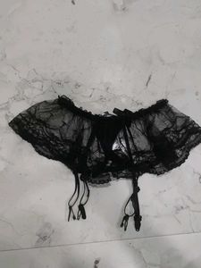 Black Lace Garter Belt