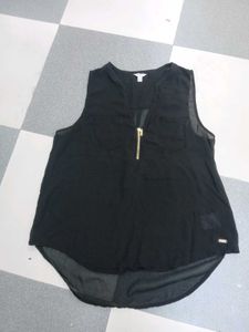 Guess Black Sleeveless Top
